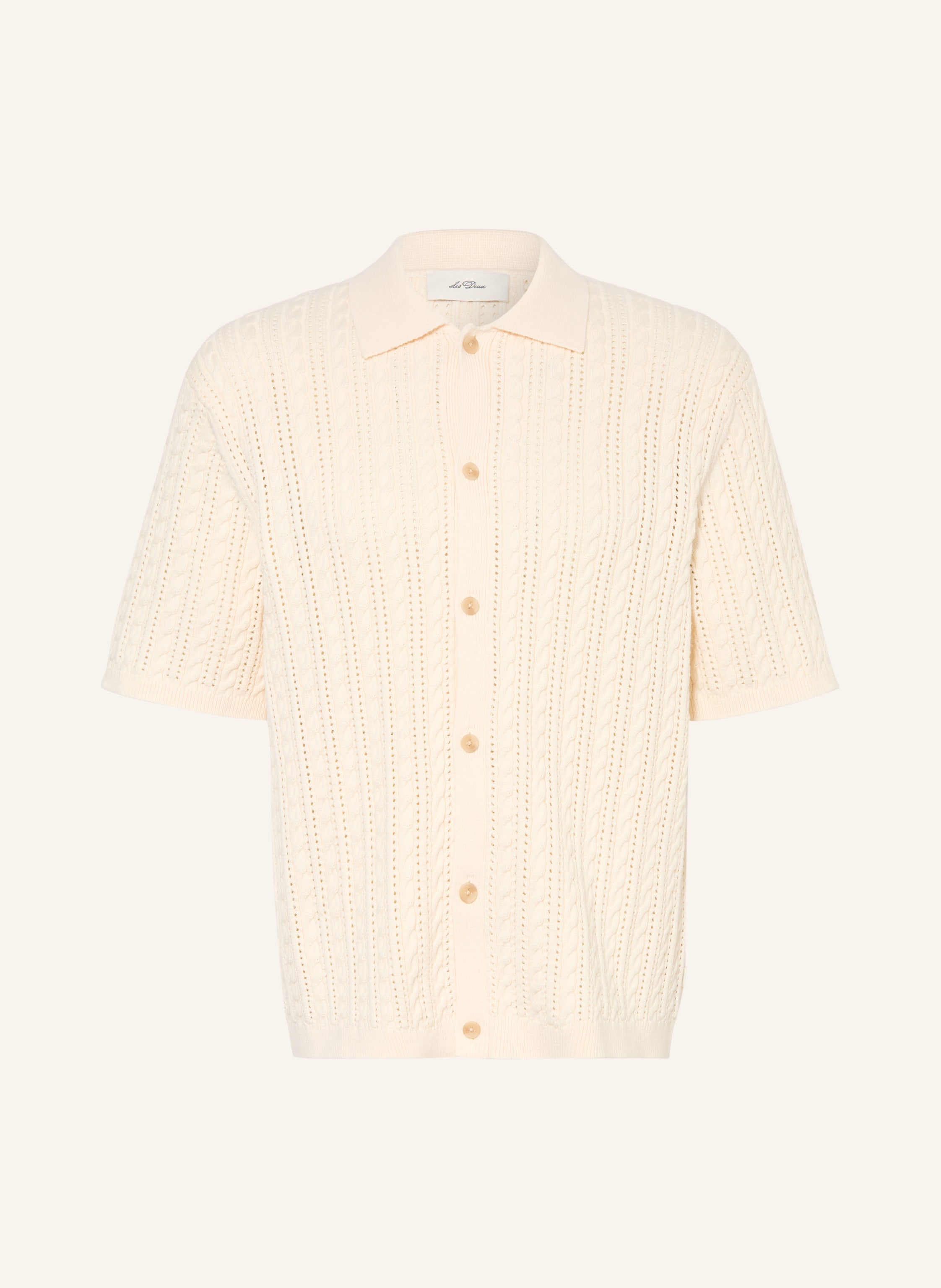 LES DEUX Strickhemd Regular Fit