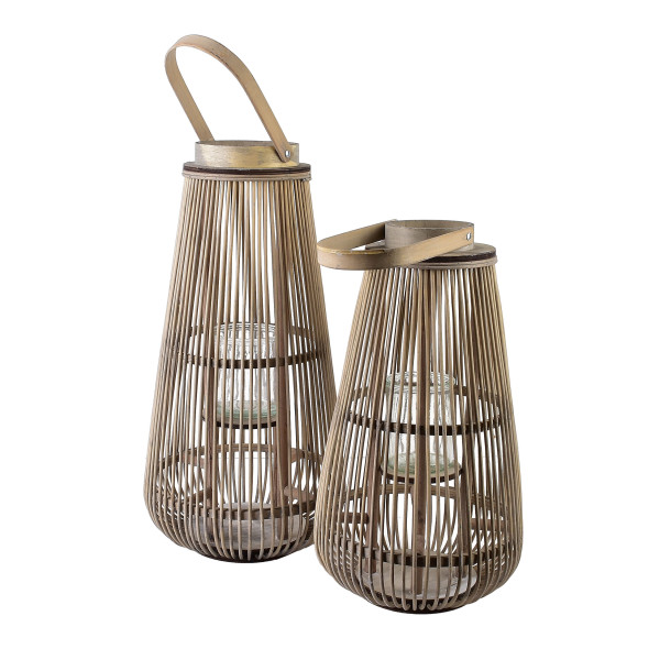 Lampion LUCIE GREY 23xh42cm