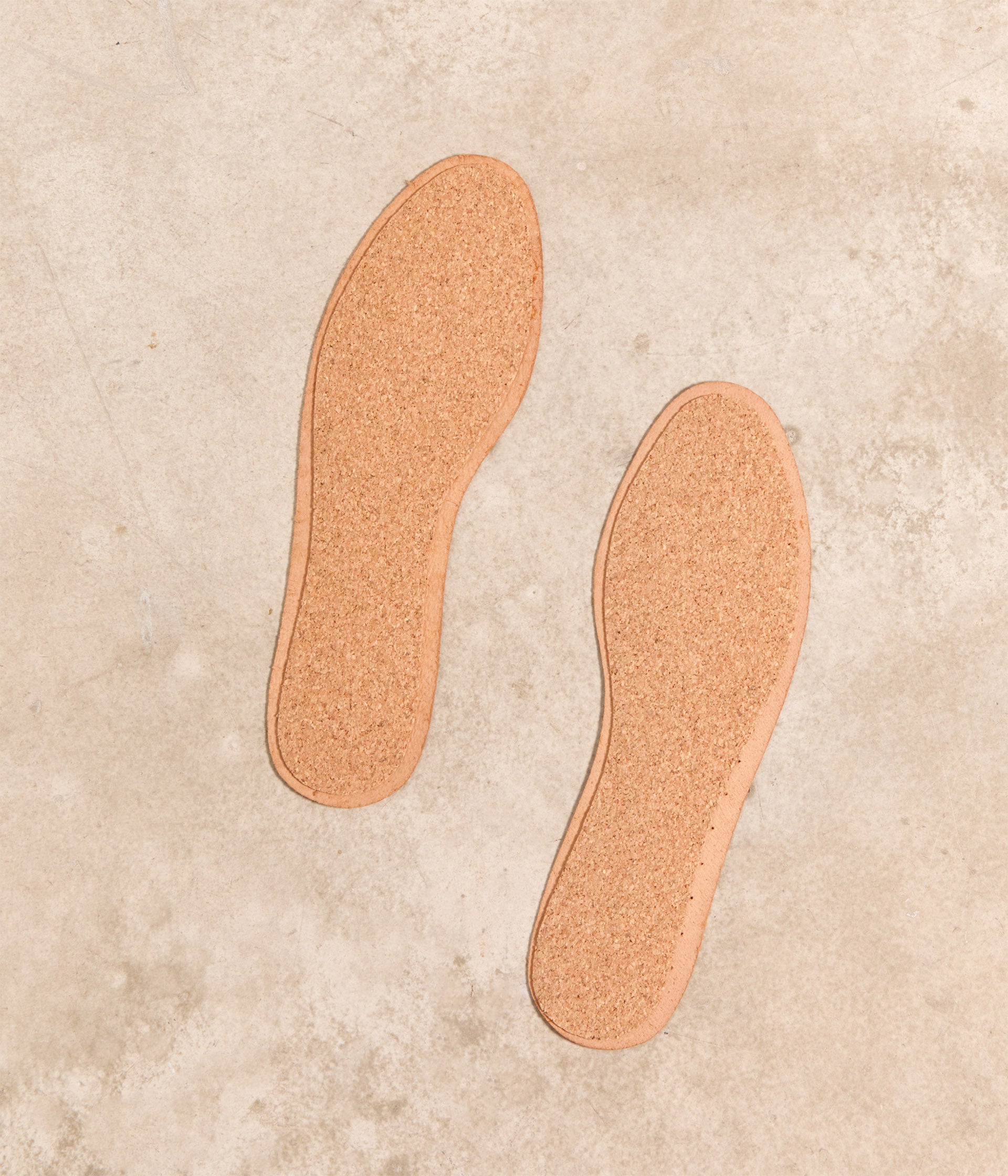 Semelles naturelles en cuir