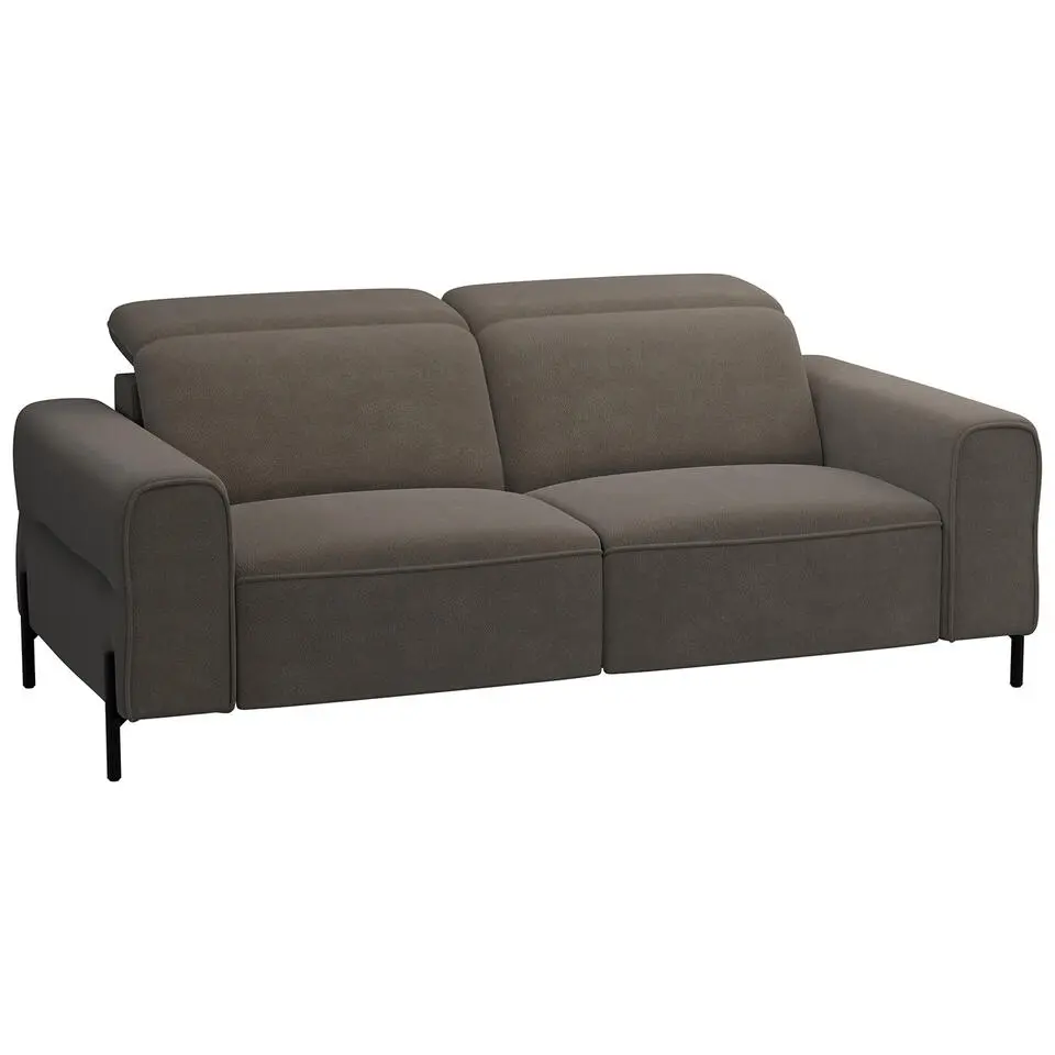 Bank Dave 3-zits - stof Billy Joe - grijs