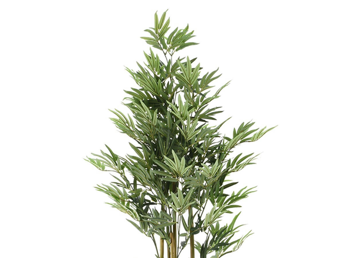 - Bambou artificiel 125 cm en plastique vert