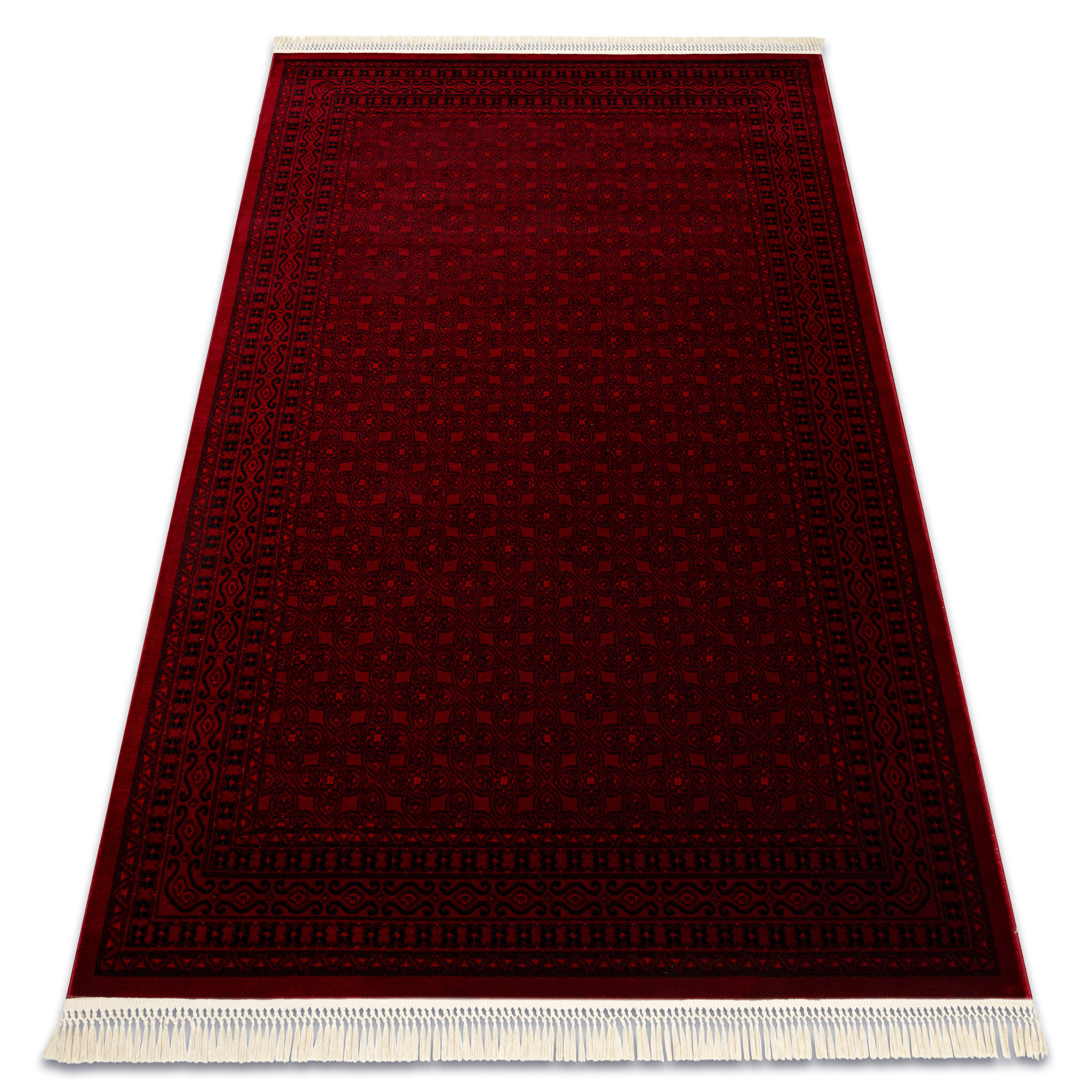 Dywan ORIENT 2958 bordo / czarny Ramka, klasyczny, orientalny, 150x230 cm