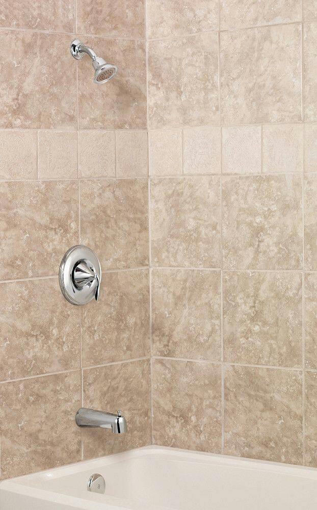 Moen EVA Posi-Temp Tub & Shower Trim Kit, Valve Required, Brushed Nickel