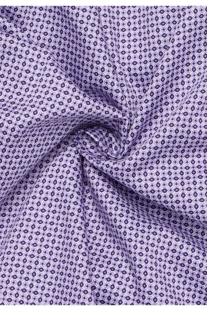 ETERNA Slim Fit Hemd violett, Bedruckt