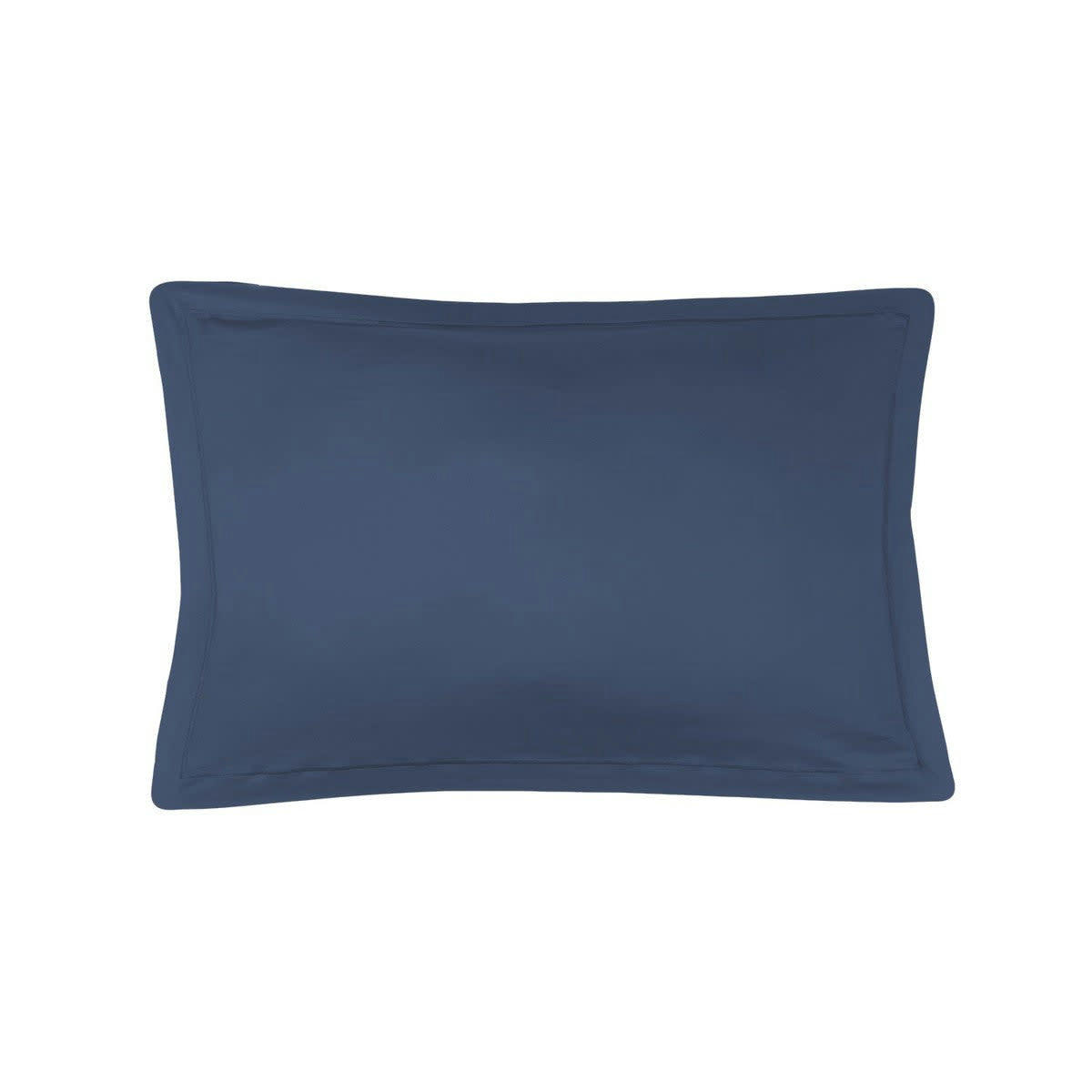 JULIA - Taie d'oreiller (x1) satin de coton  50x70 bleu encre
