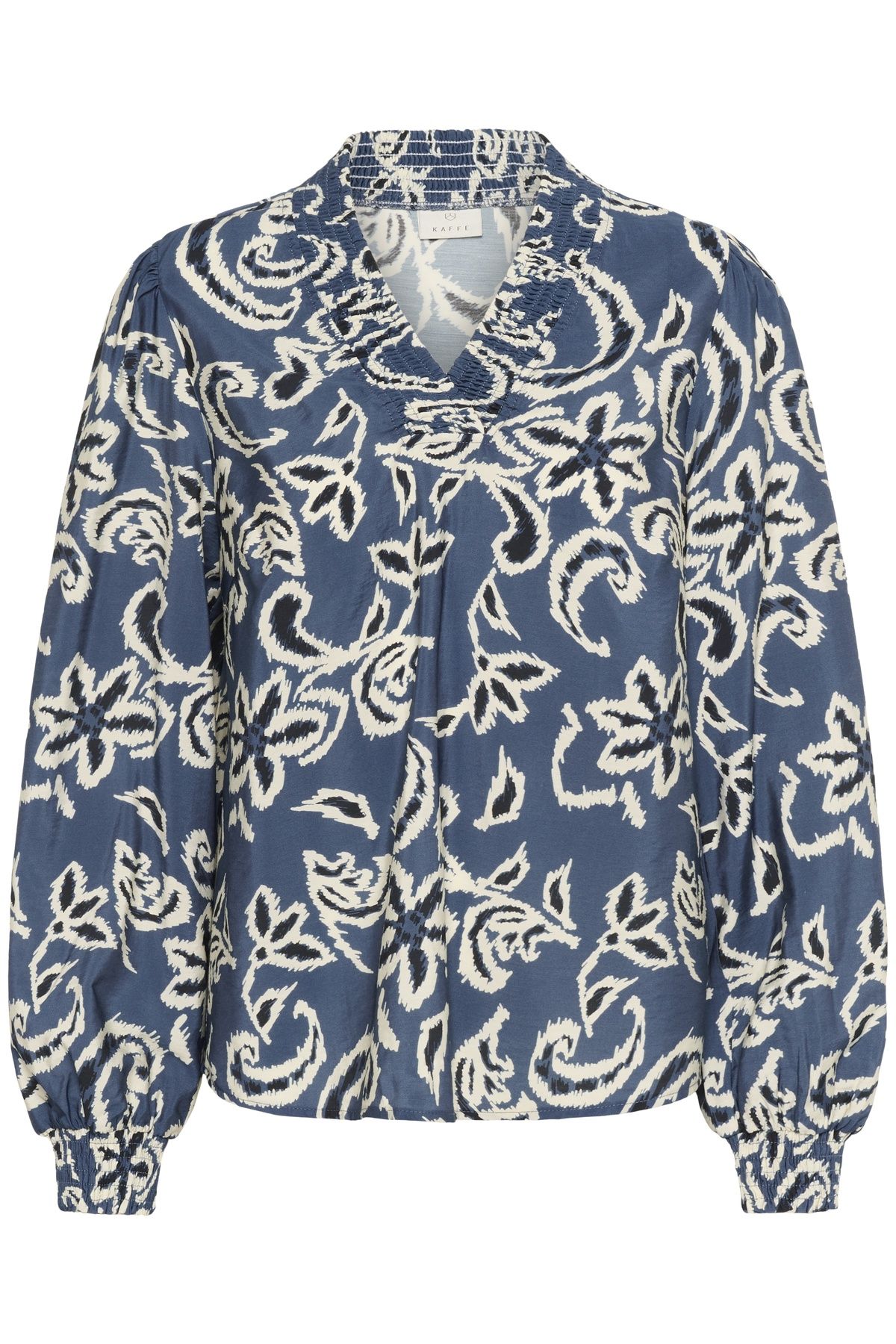 Kaffe KAdahlia Long Sleeve Patterned Blouse