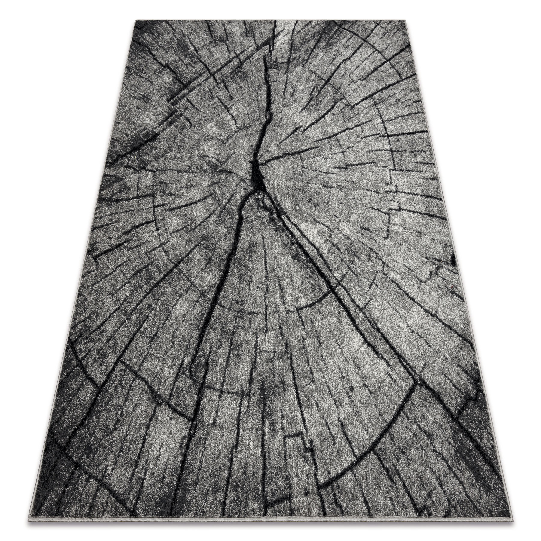 Dywan SILVER TRONKO Pień drzewo drewno - szary 200x300 cm