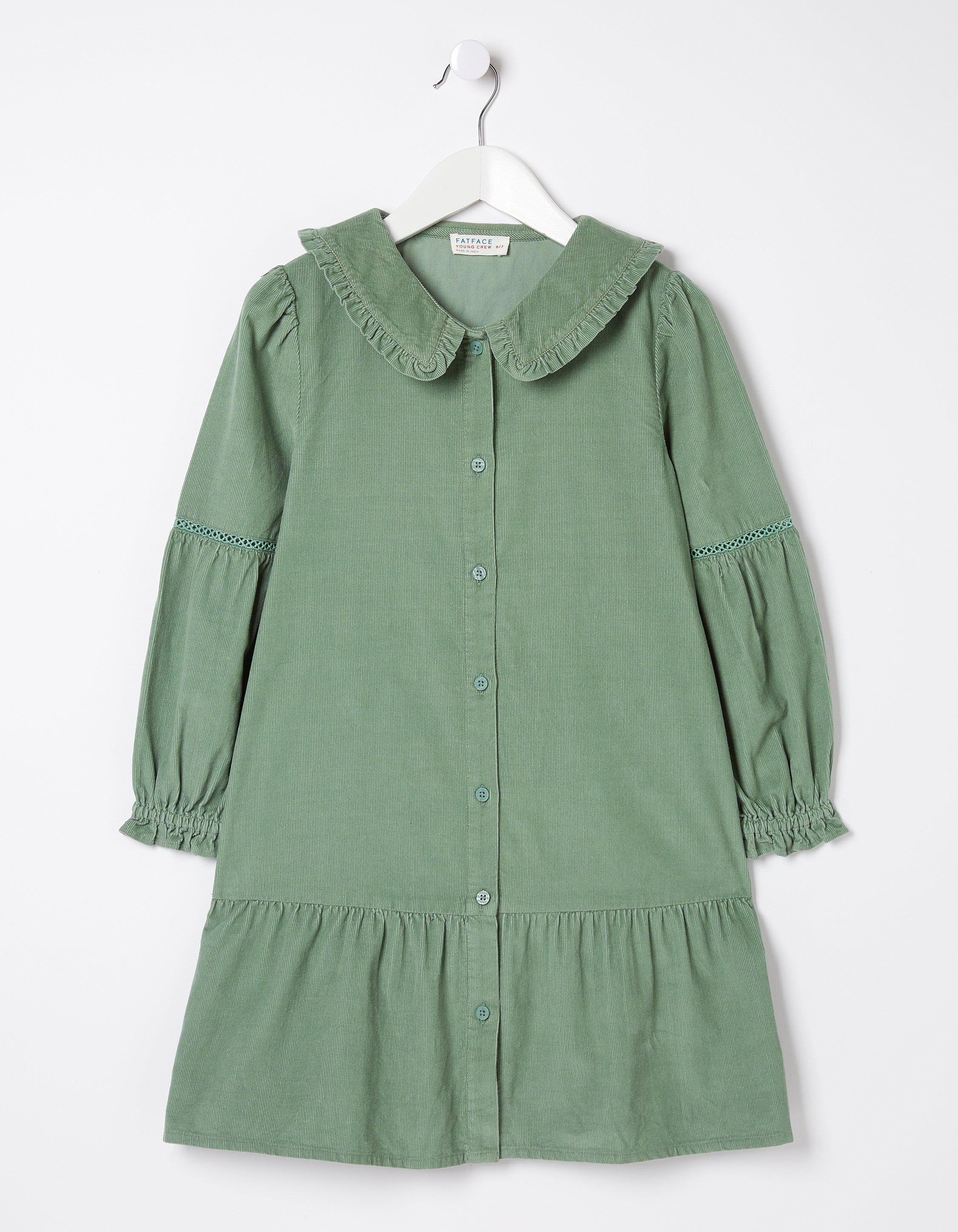 Katy Collared Cord Dress