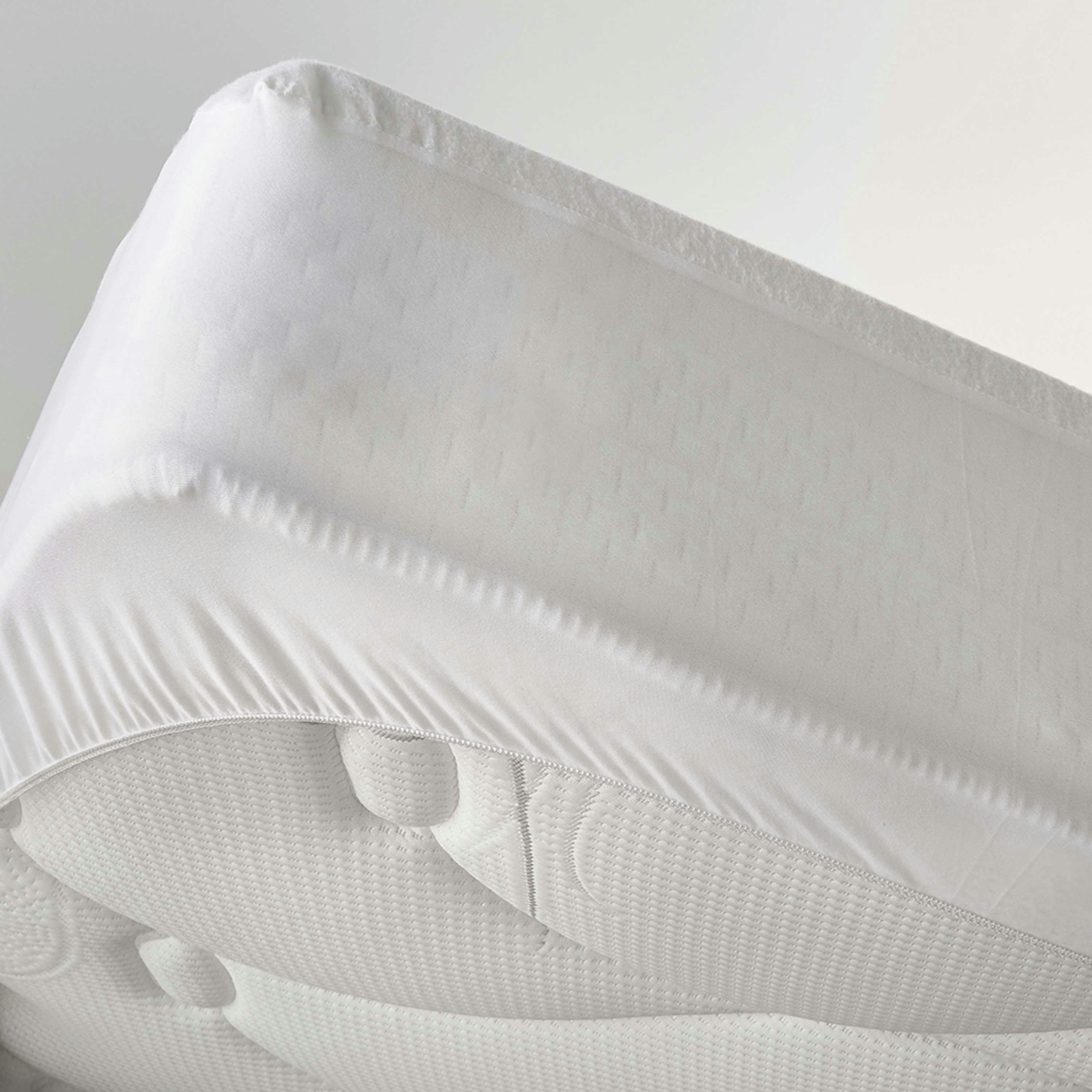 - Protège matelas imperméable et anti acariens 90x190 cm