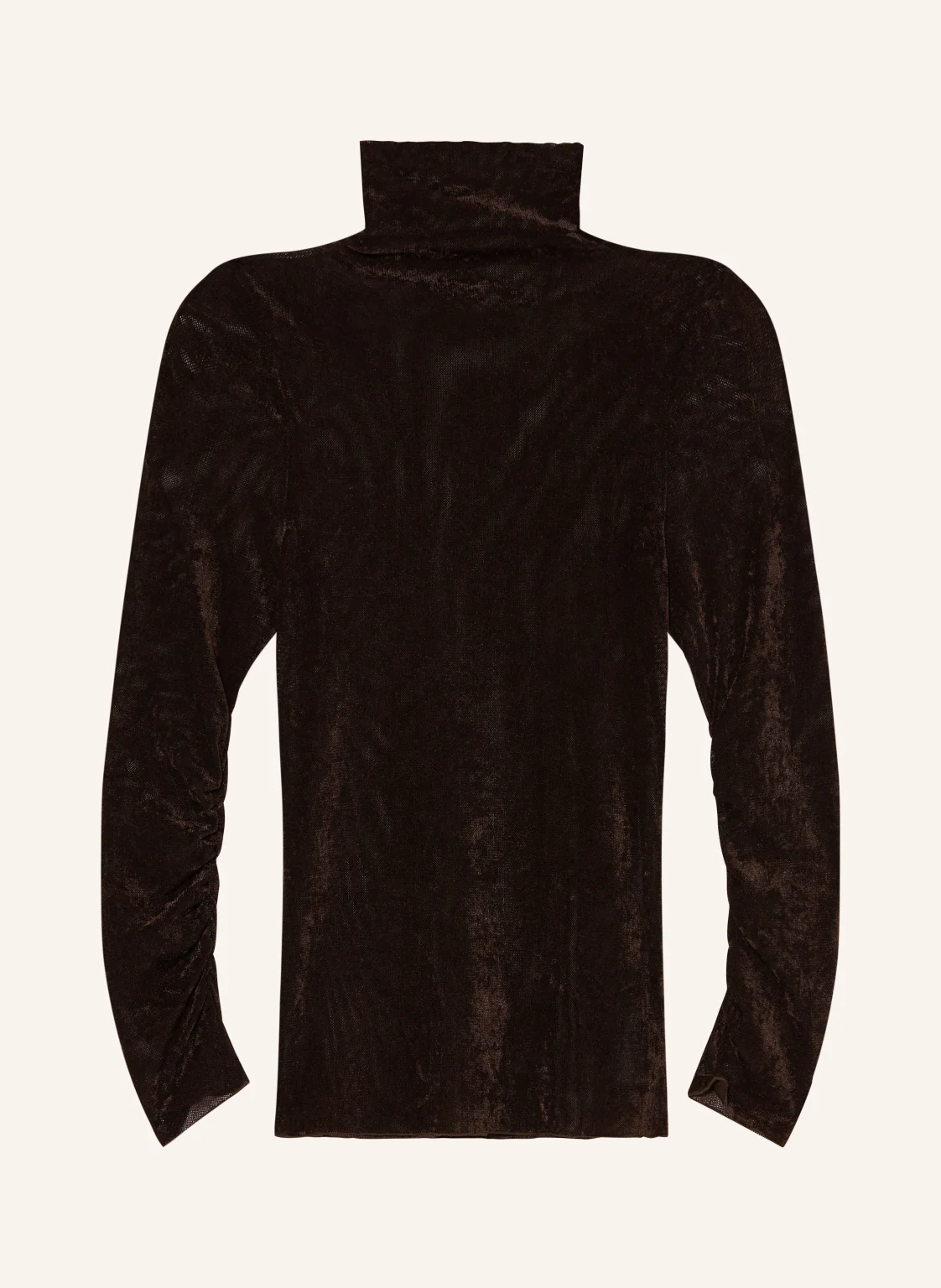 LUISA CERANO Rollkragenshirt aus Mesh