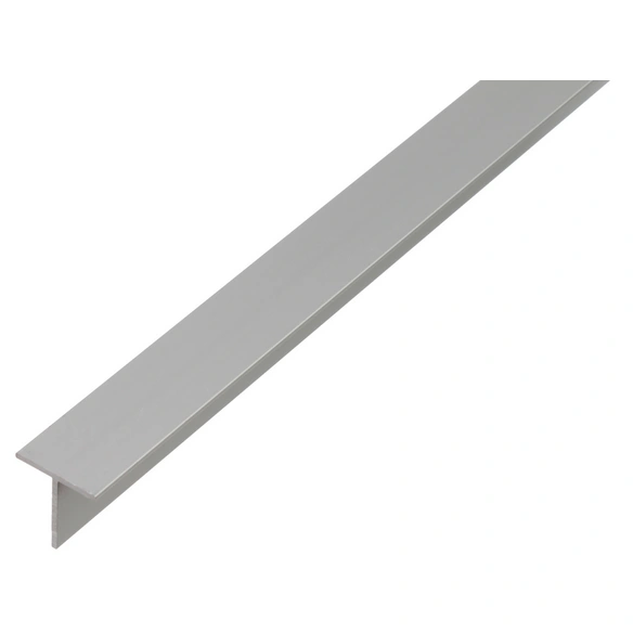 BA-Profil T-Form Alu silber 2600 x 15 x 15 x 1,5 mm