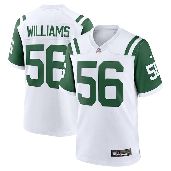 Quincy Williams New York Jets Nike Classic Alternate Player Game Jersey - White