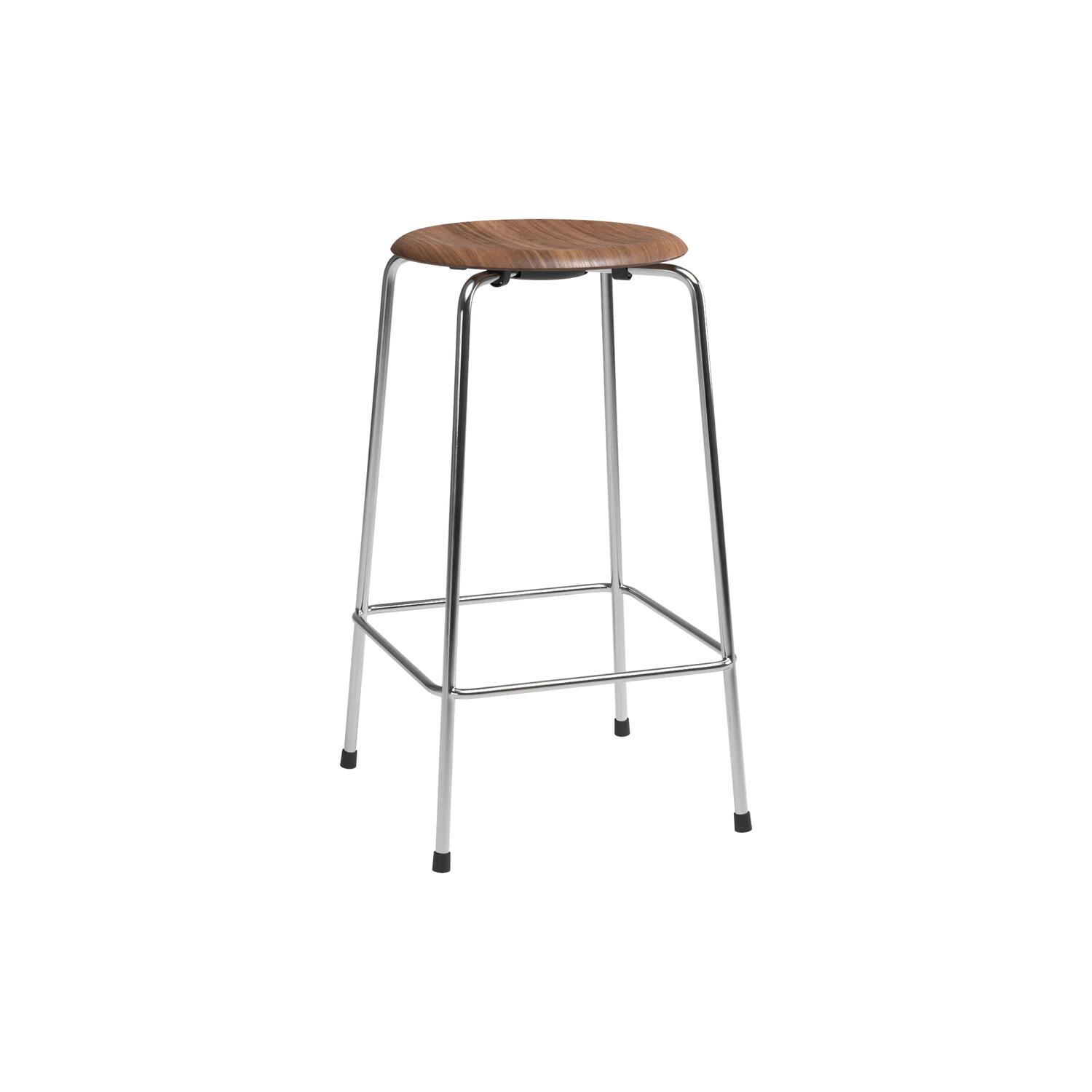 High Dot&trade; counterstol, lacquered walnut