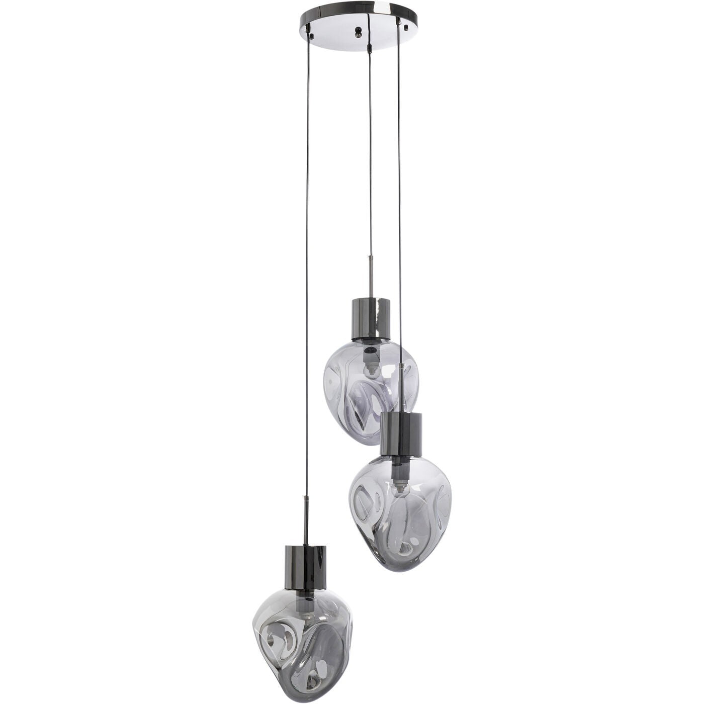 Kare Design Hanglamp Supernova 45cm zilver