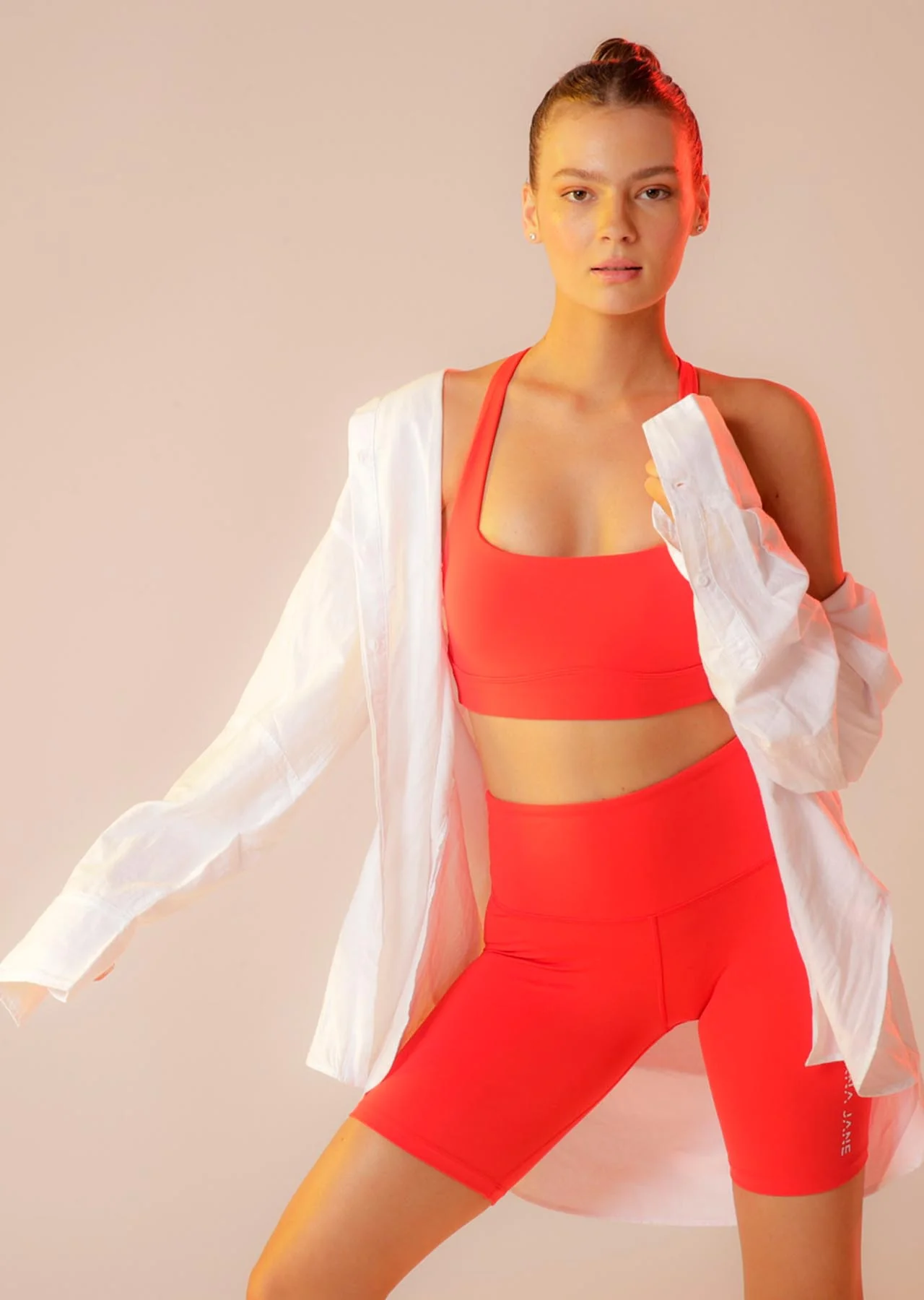 Curved Recycled Sports Bra