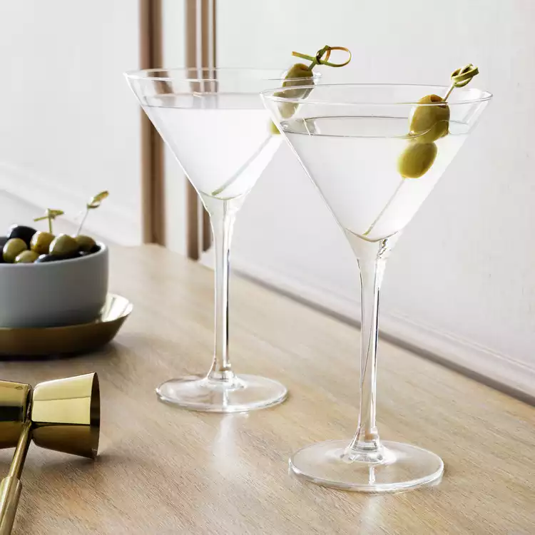 Habitat Portofino Set of 2 Martini Glasses