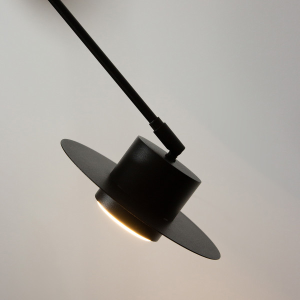 Kinkiet czarny CHARLIE 1xGX53x12W wym:40x20x80cm IP20 Sigma Lighting