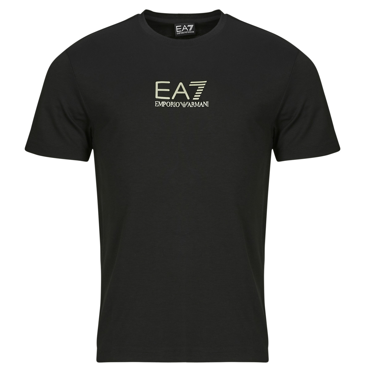 Emporio Armani EA7 - TRAIN GOLD LABEL TEE PUNTO ROMA BIG LOGO  7M000301 - Black