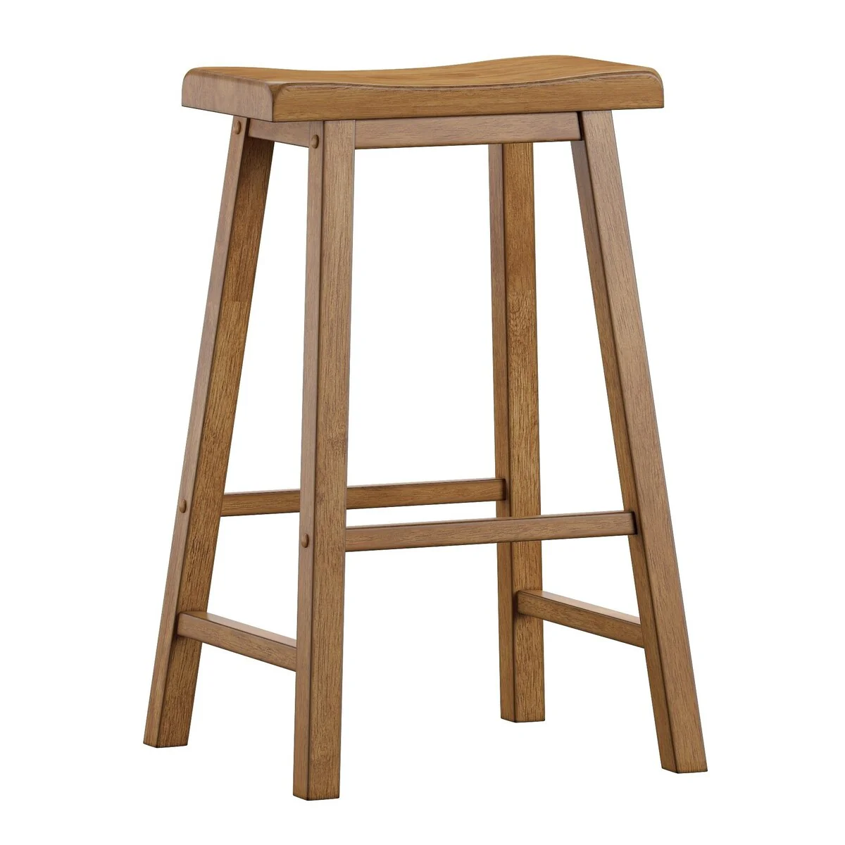 Salvador II Saddle Seat Backless Bar Stools (Set of 2) by iNSPIRE Q Classic