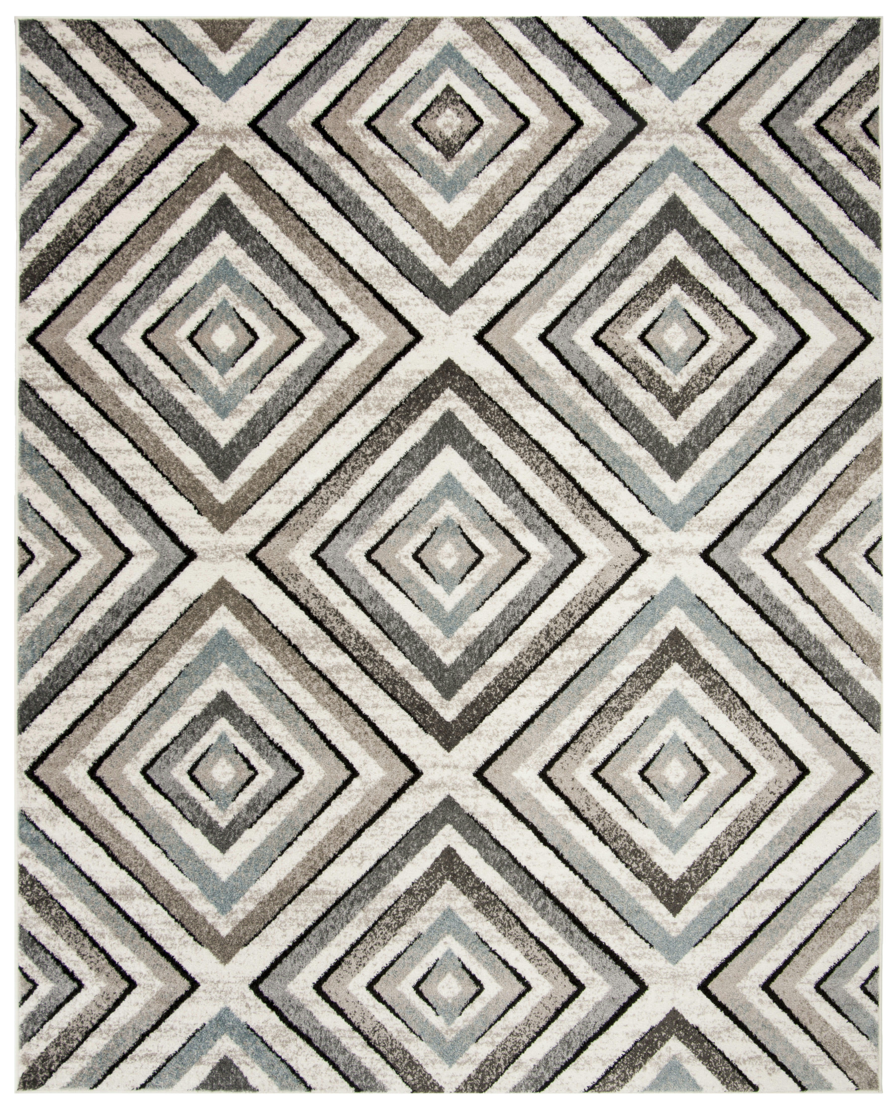 AMSTERDAM - Tapis de salon interieur en crème & beige, 155 x 229 cm