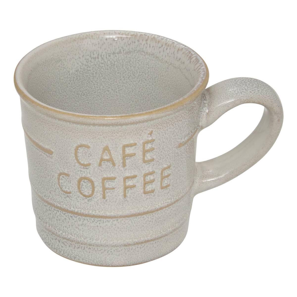 Espresso cup "Cafe" 80 ml, earthenware, White