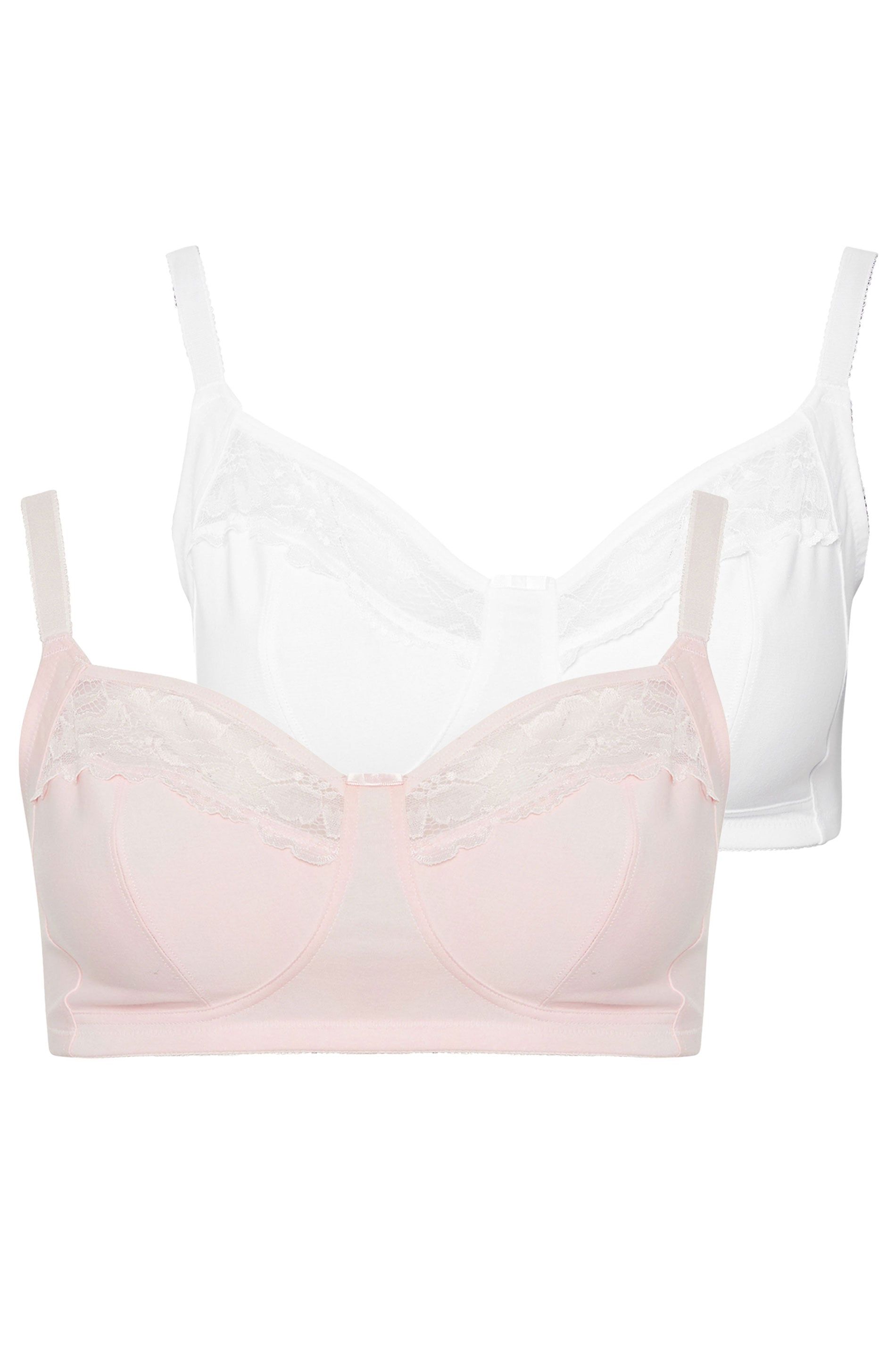 Yours 2 Pack Non-Padded Non-Wired Bralettes