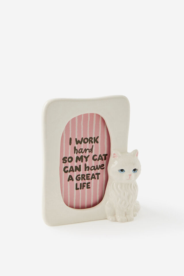 Persian Cat Mini Photo Frame