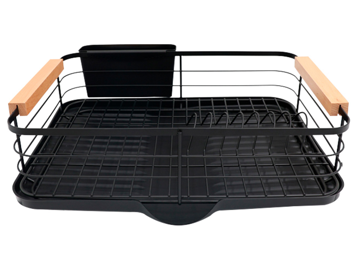 Suszarka do naczyń Compact metalowa czarna