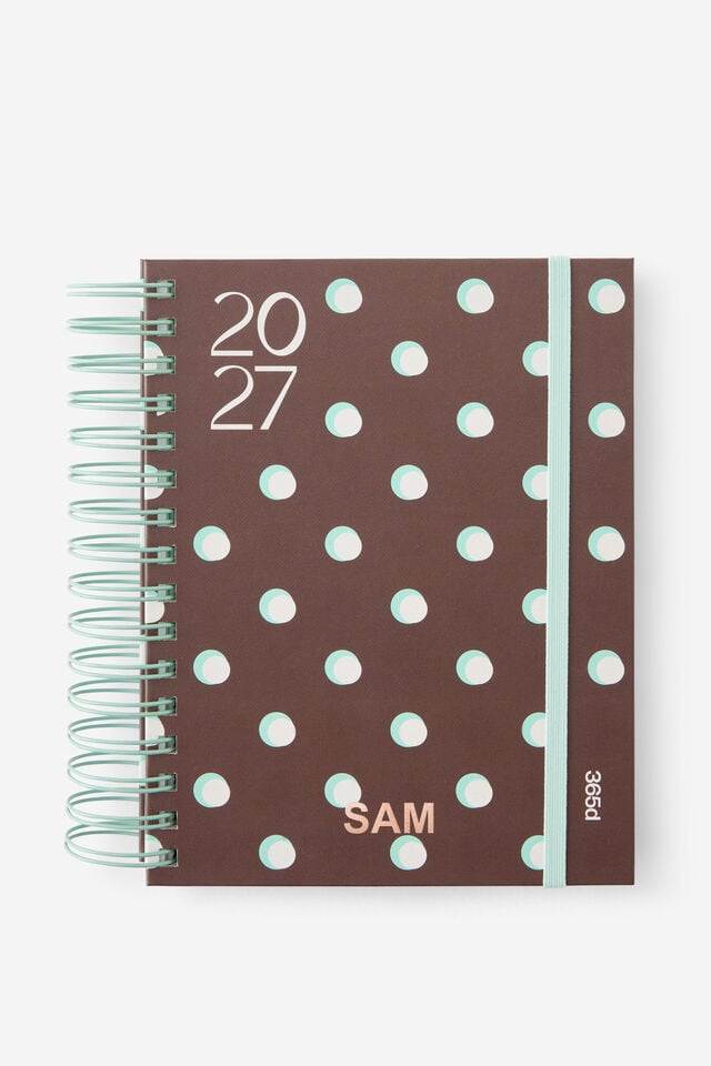 Personalised 2027 A5 Daily Bright Days Diary