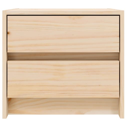 NNEVL Bedside Cabinet 40x31x35.5 cm Solid Wood Pine