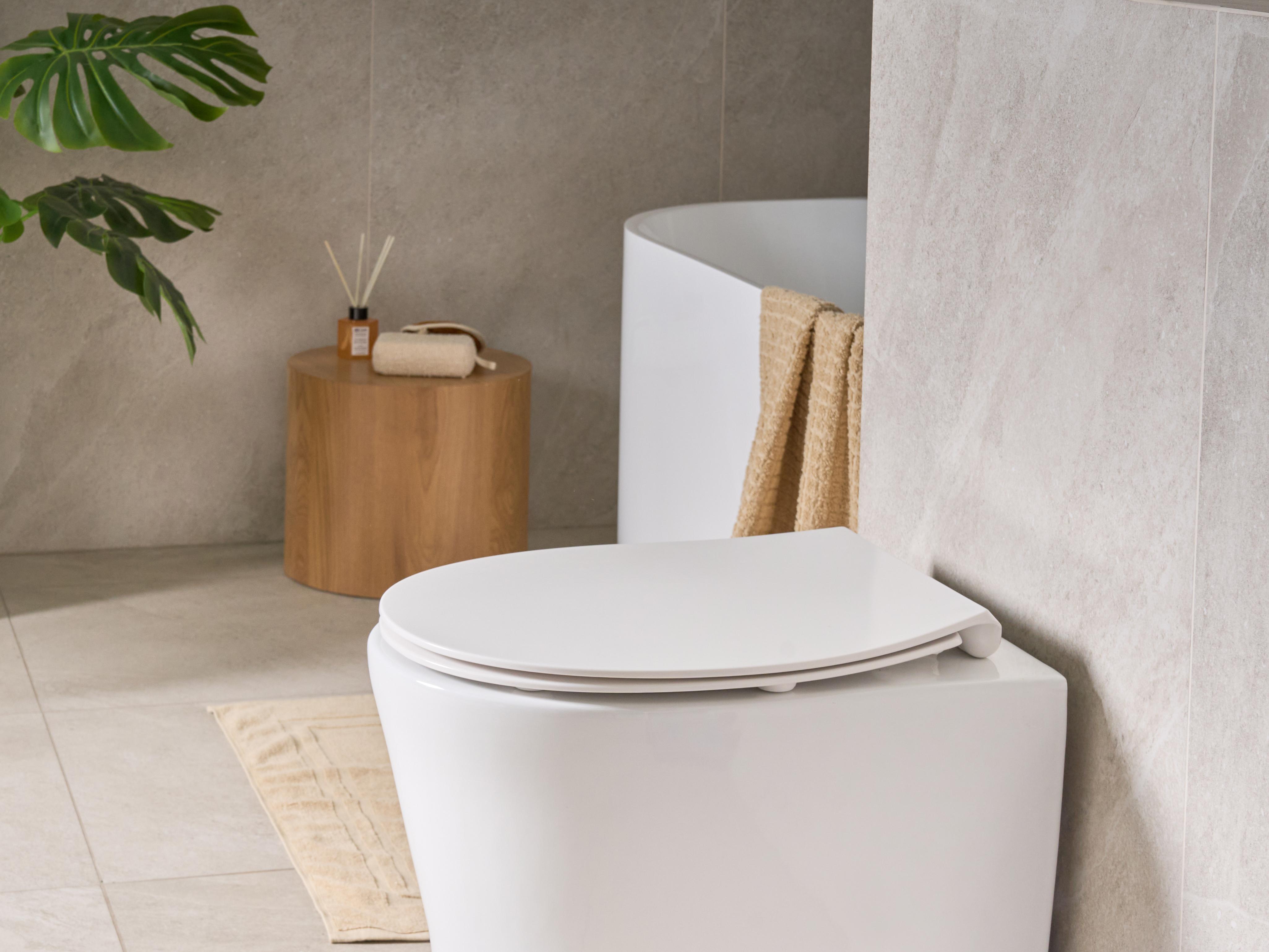 Toilet Seat PUTUMAYO Slim Soft Close Duroplast White