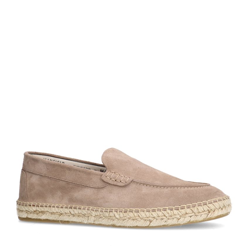 Manfield Beige suède espadrilles