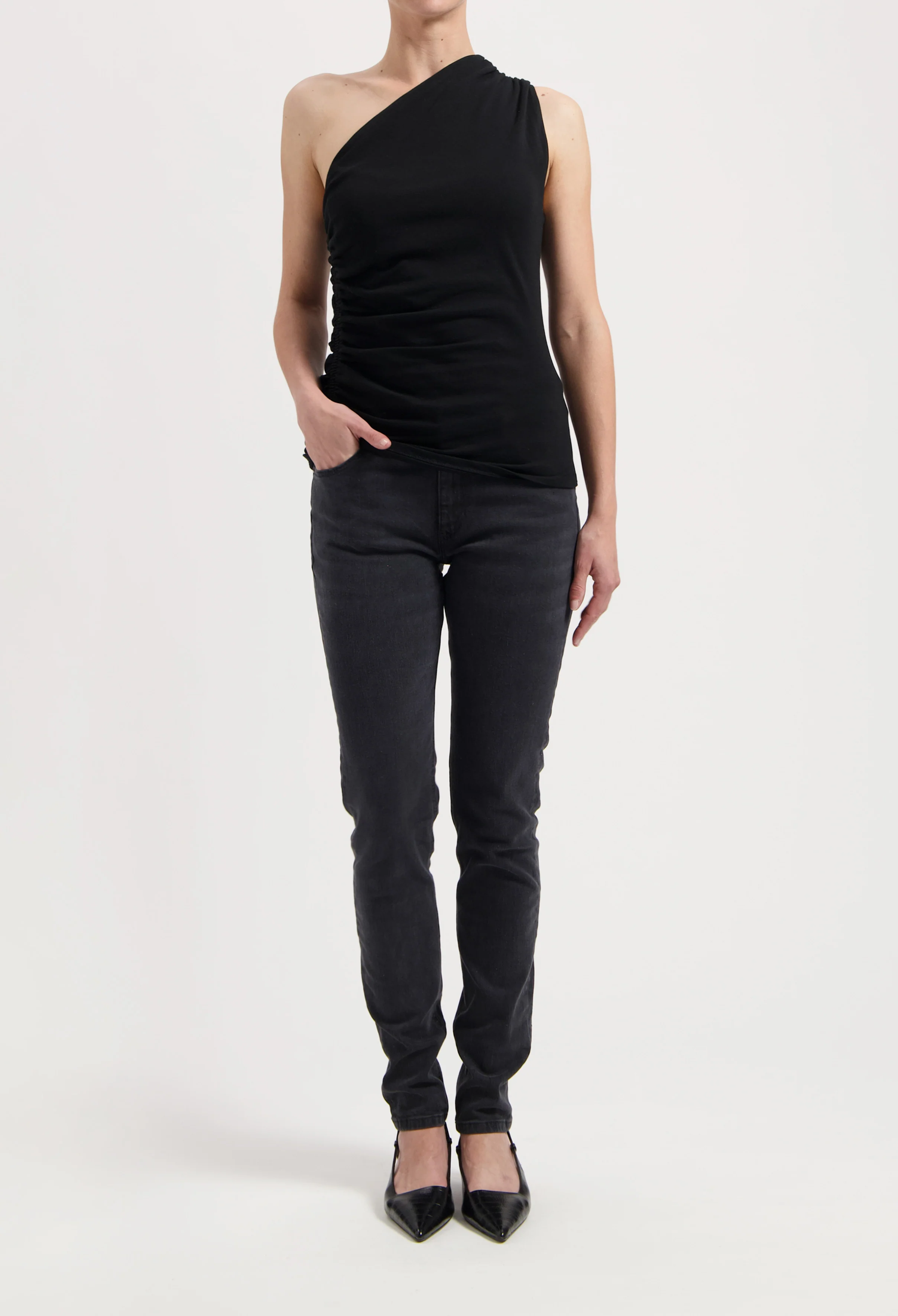 Skyler Mid Skinny - Authentic Black