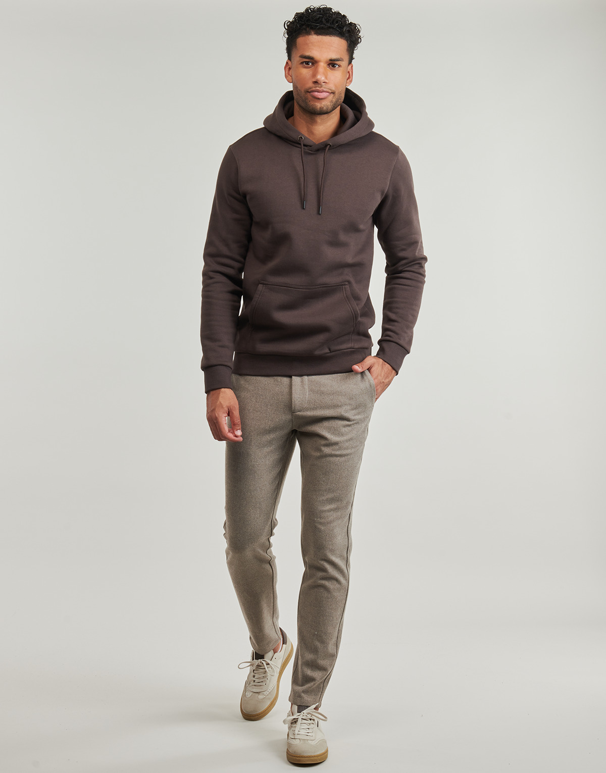 Only & Sons  - ONSMARK SLIM BRUSHED PIQUE 0353 - Beige