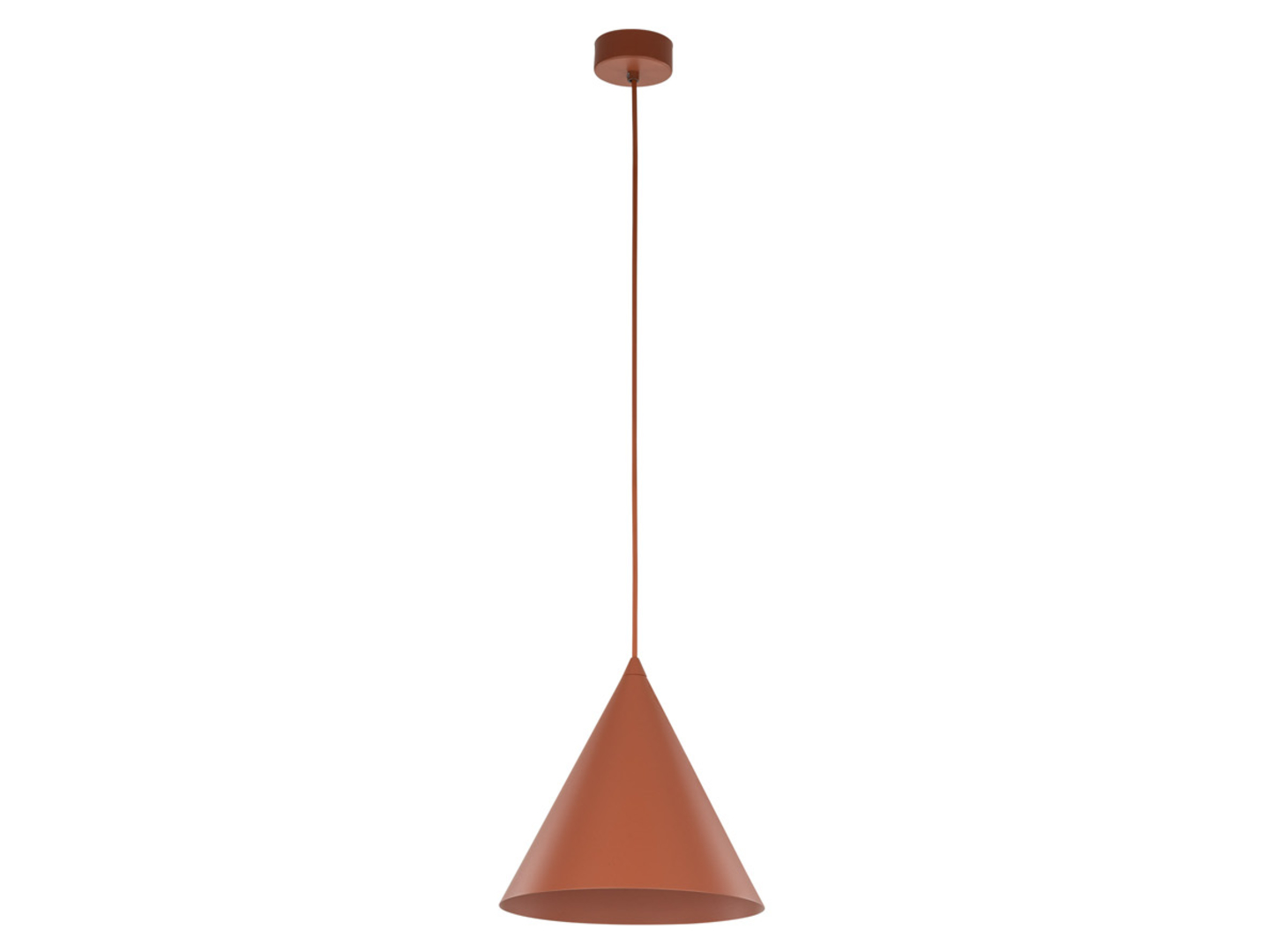 Lampa wisząca Cono Brick 25 cm metalowa ceglana