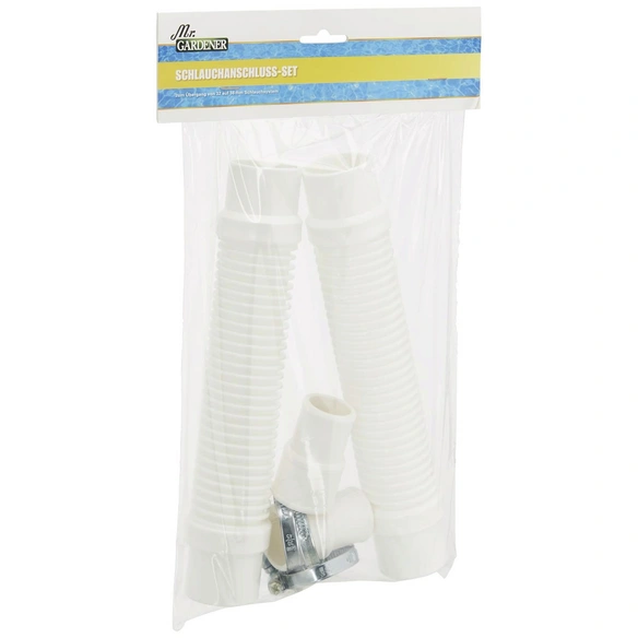 Schlauchanschluss-Set, für Schläuche mit Ø 32 – 38 mm, Ø 3,8 cm, Länge: 21 cm