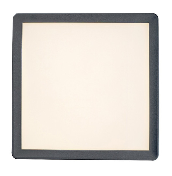 Plafon Lambertkwadratowy srebrno-biały LED 1x15W 25cm 1500lm IP44 Rabalux