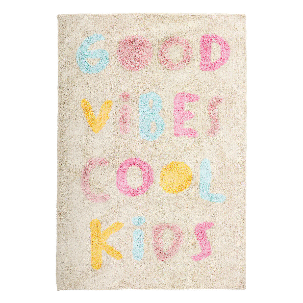 Tapete vibe COOL KIDS em algodão 100x150cm