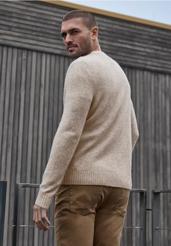 Pullover mit Woll-Anteil