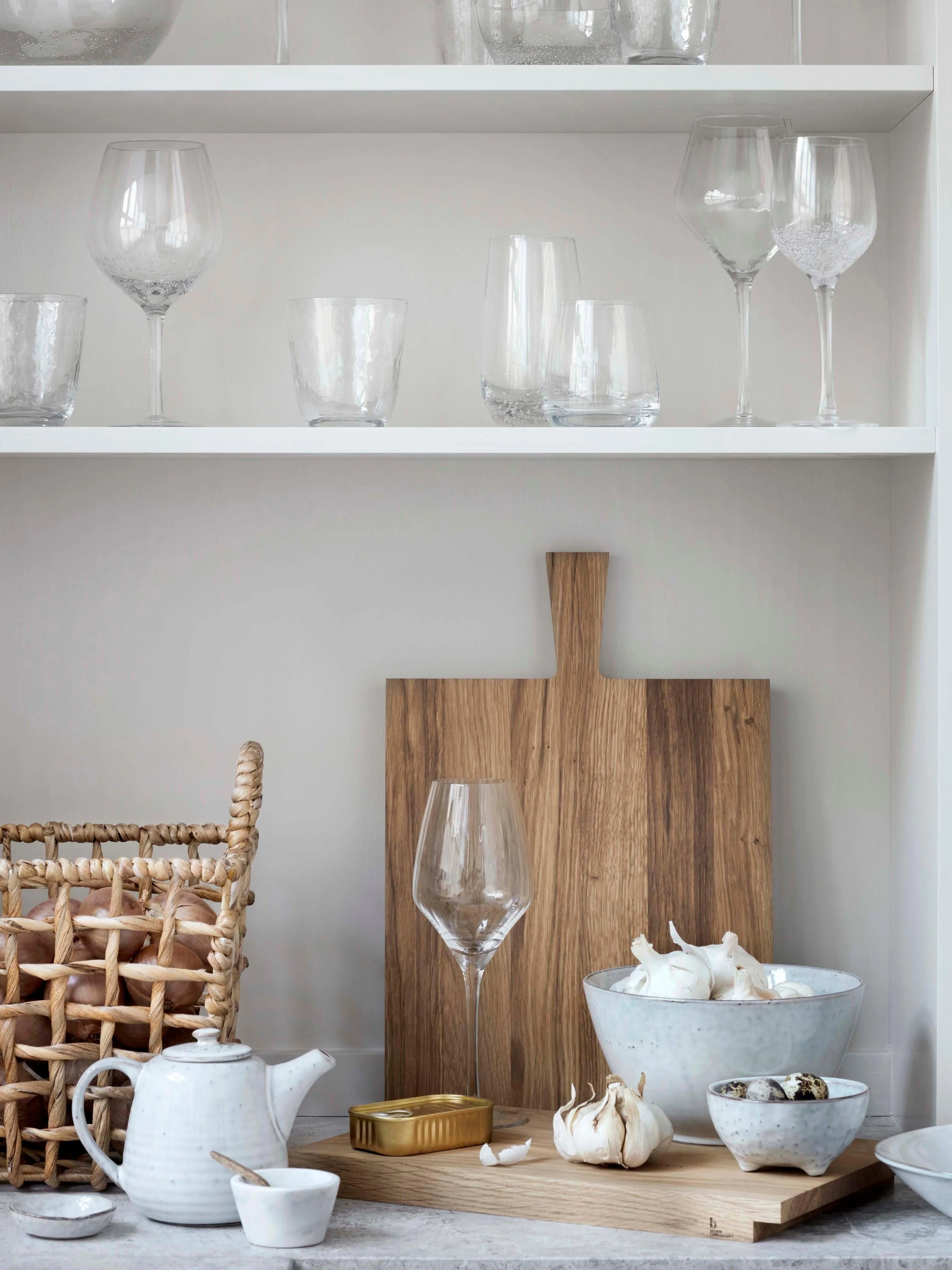 Handgefertigte Dipschälchen Nordic Sand, 4er-Set