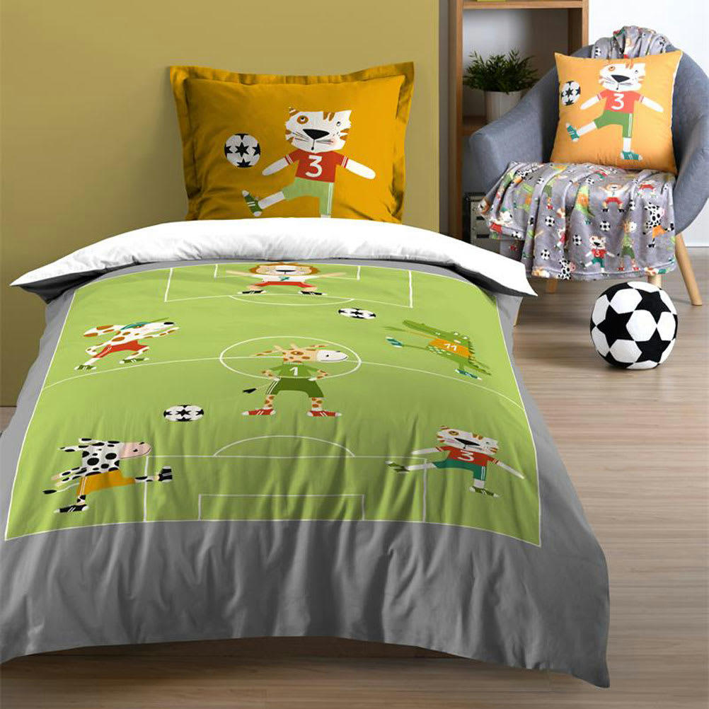 MARACANA - Housse de couette 140x200 + 1 taie coton