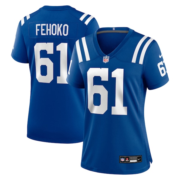 Viliami Fehoko Indianapolis Colts Nike Women's Team Game Jersey -  Royal