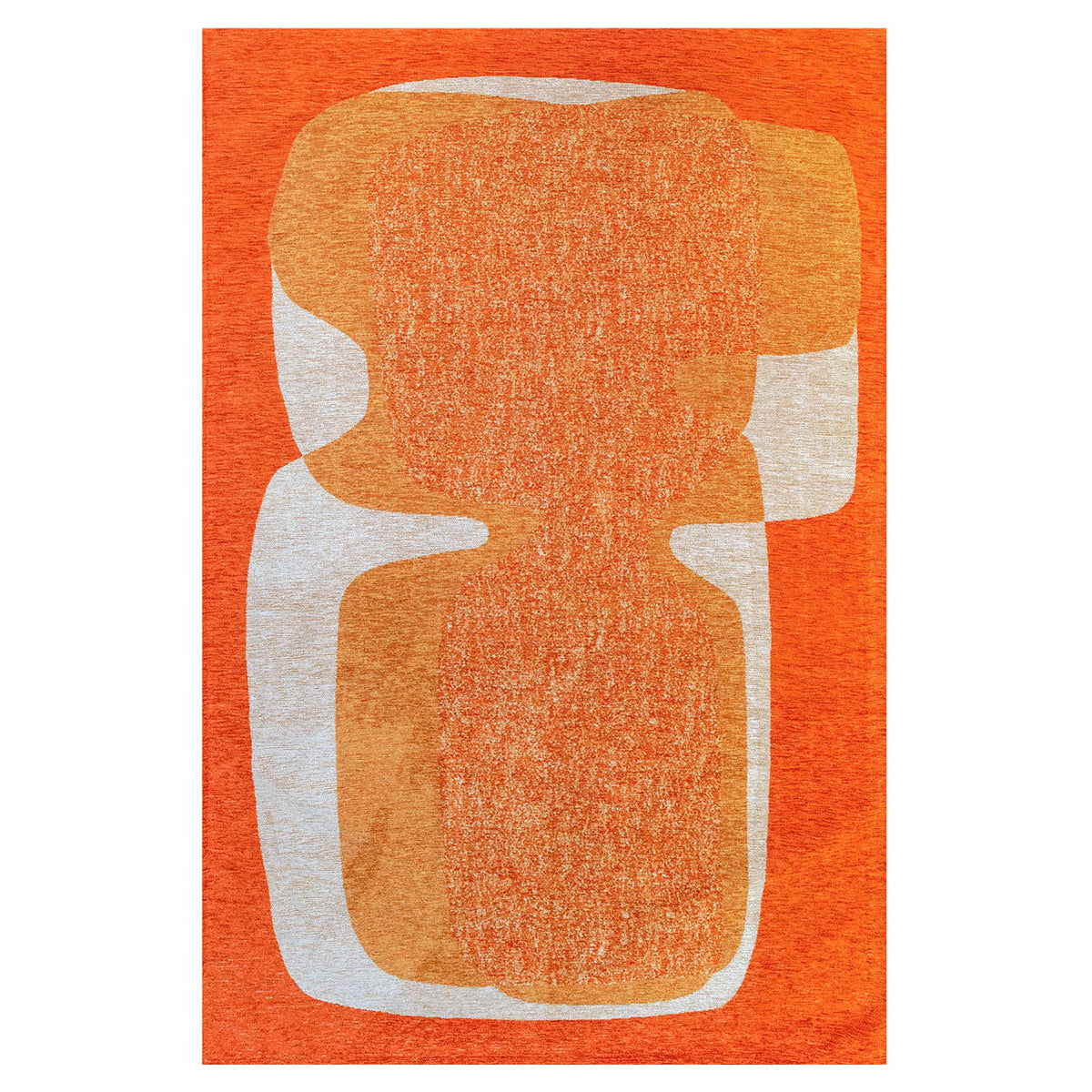 Lola&Moi vloerkleed Orange Cocktail - goud - 170x240cm