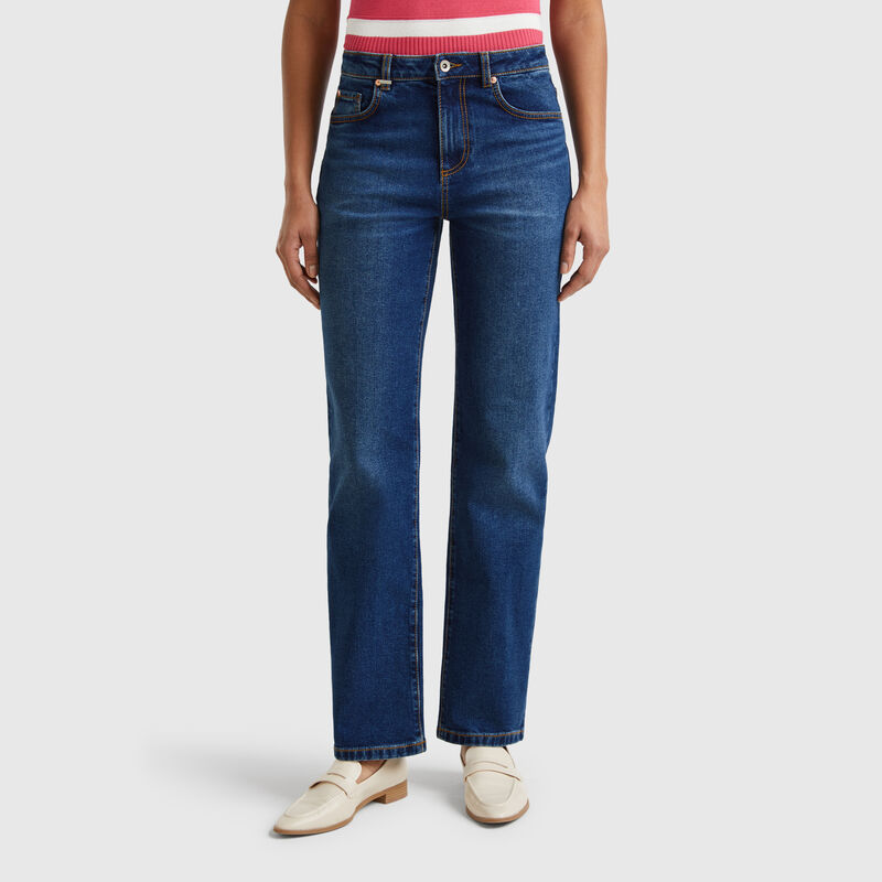 Straight leg jeans