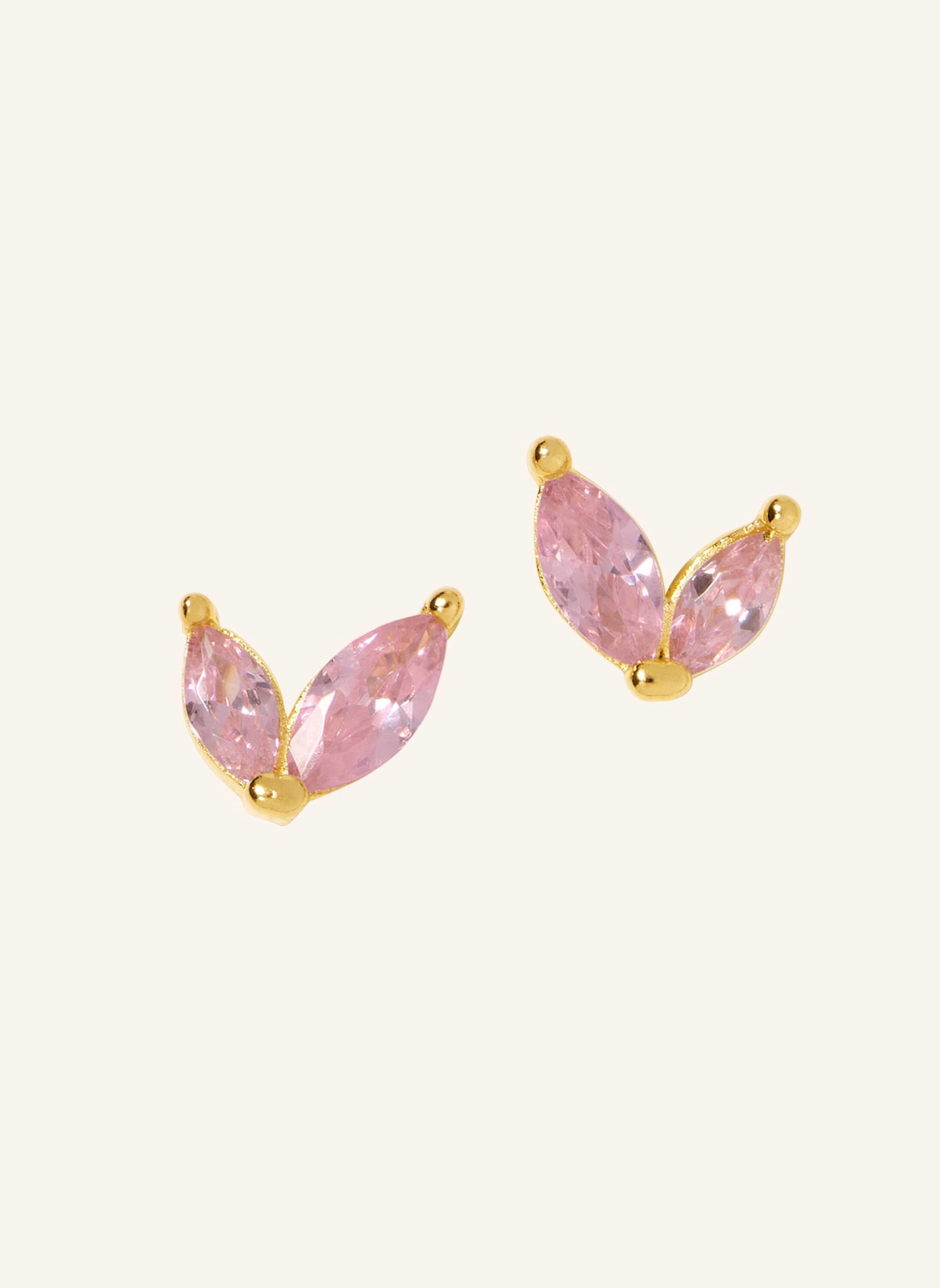 OHH LUILU Ohrhänger KYLEE PETALS STUDS PINK by GLAMBOU