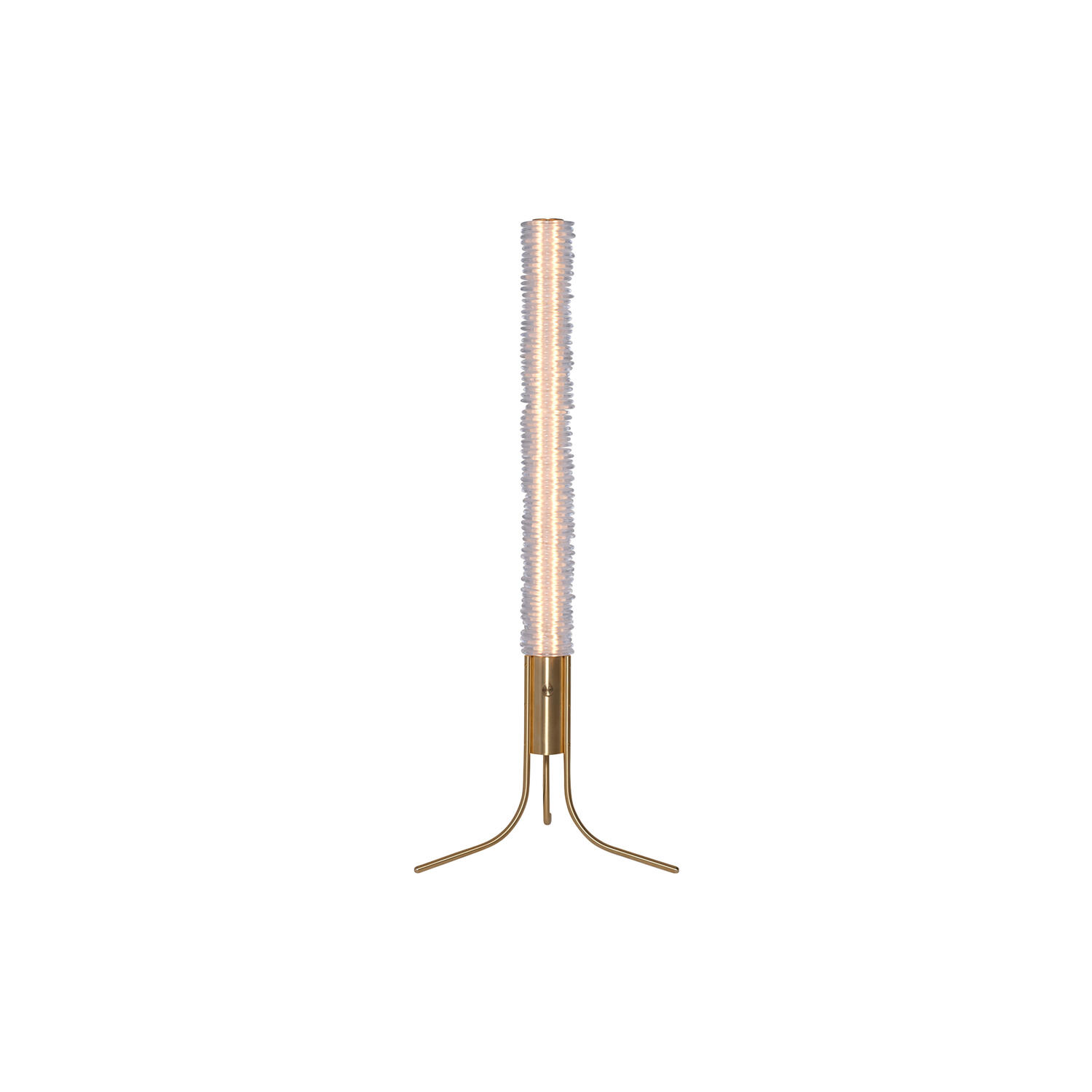 Erie Floor Lamp, brass