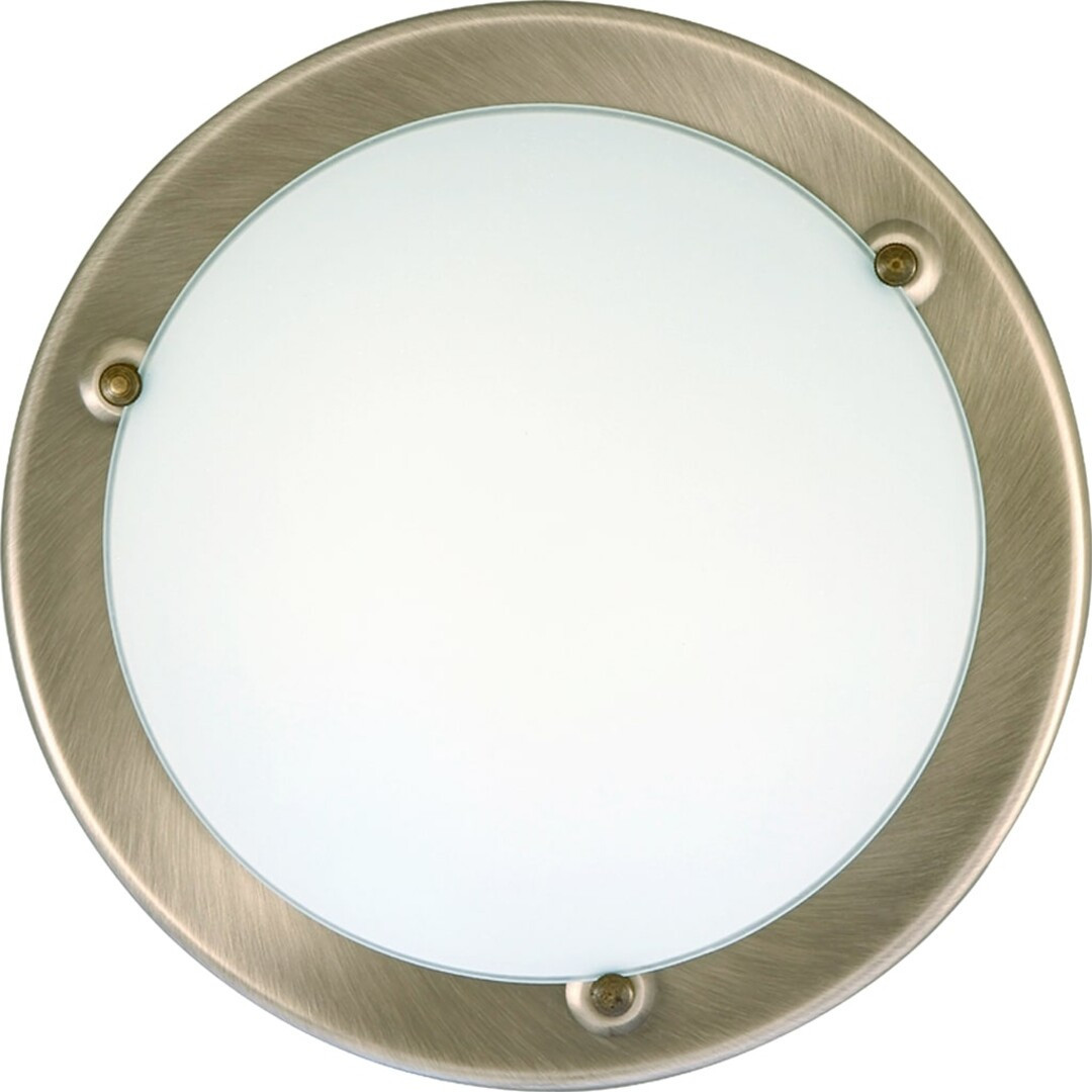 Plafonbrązowo-biały okrągły 28,5cm Ufo 1xE27x60W IP20 Rabalux