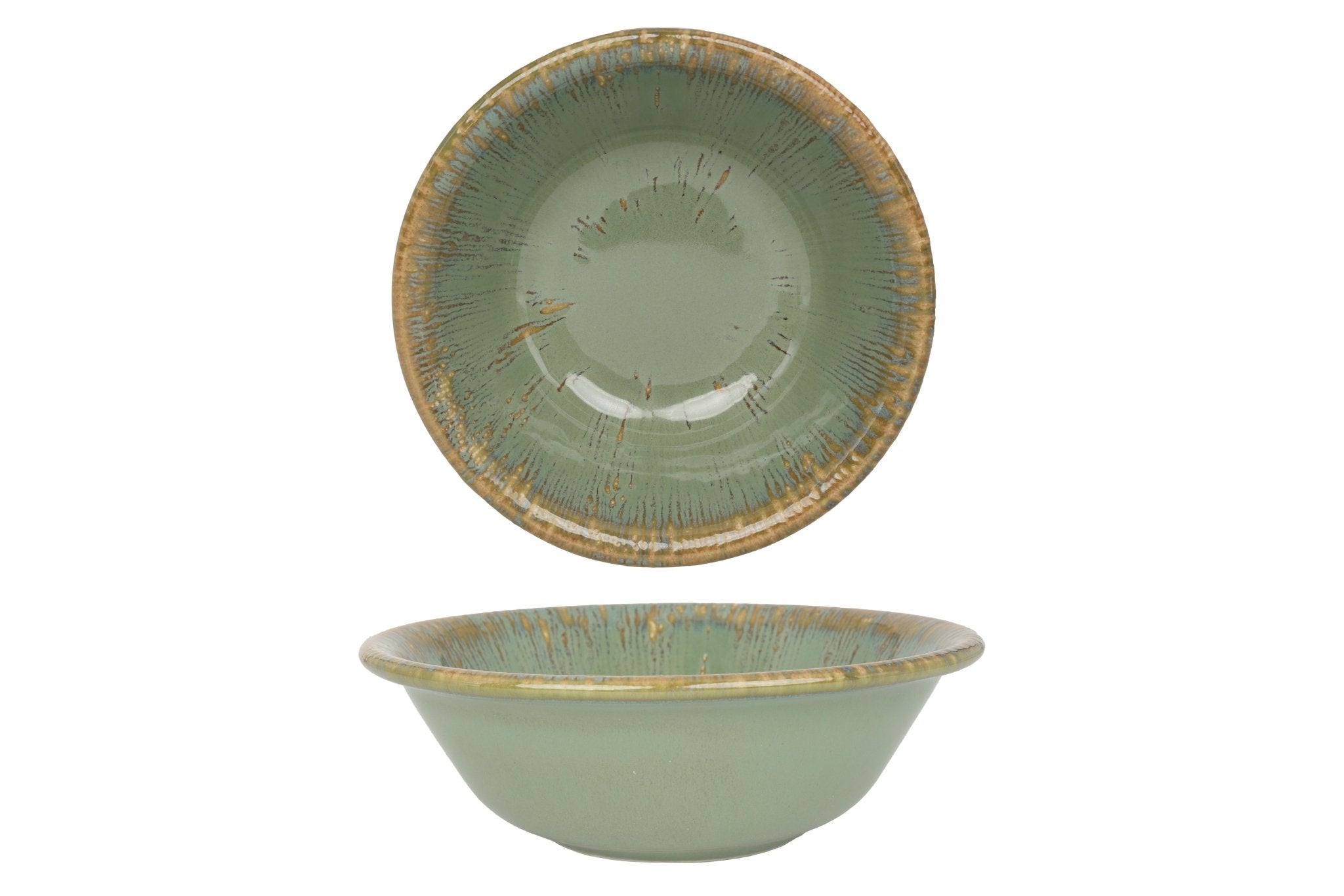 Bonna Kommetje - Sage Snell - Porselein - 16 cm (400cc) - set van 6