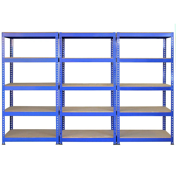3 x Etagères 90 cm Bleu &Maillet - Q-Rax