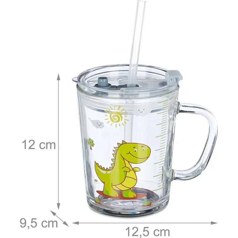 Becher 2er-Set Dino